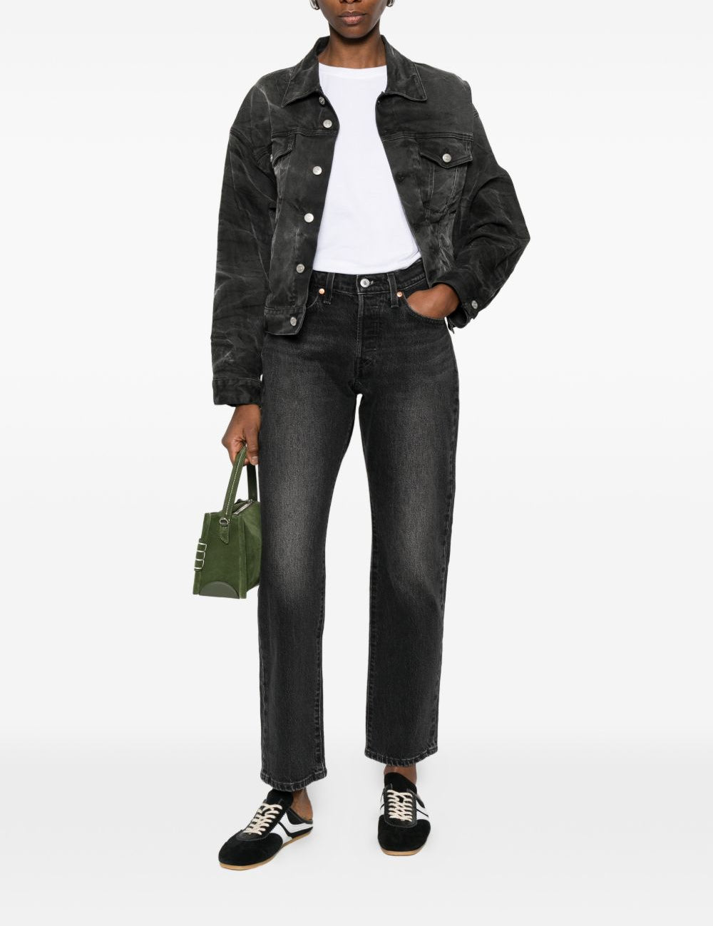 Jeans 501 Curve in nero Levi's - donna 