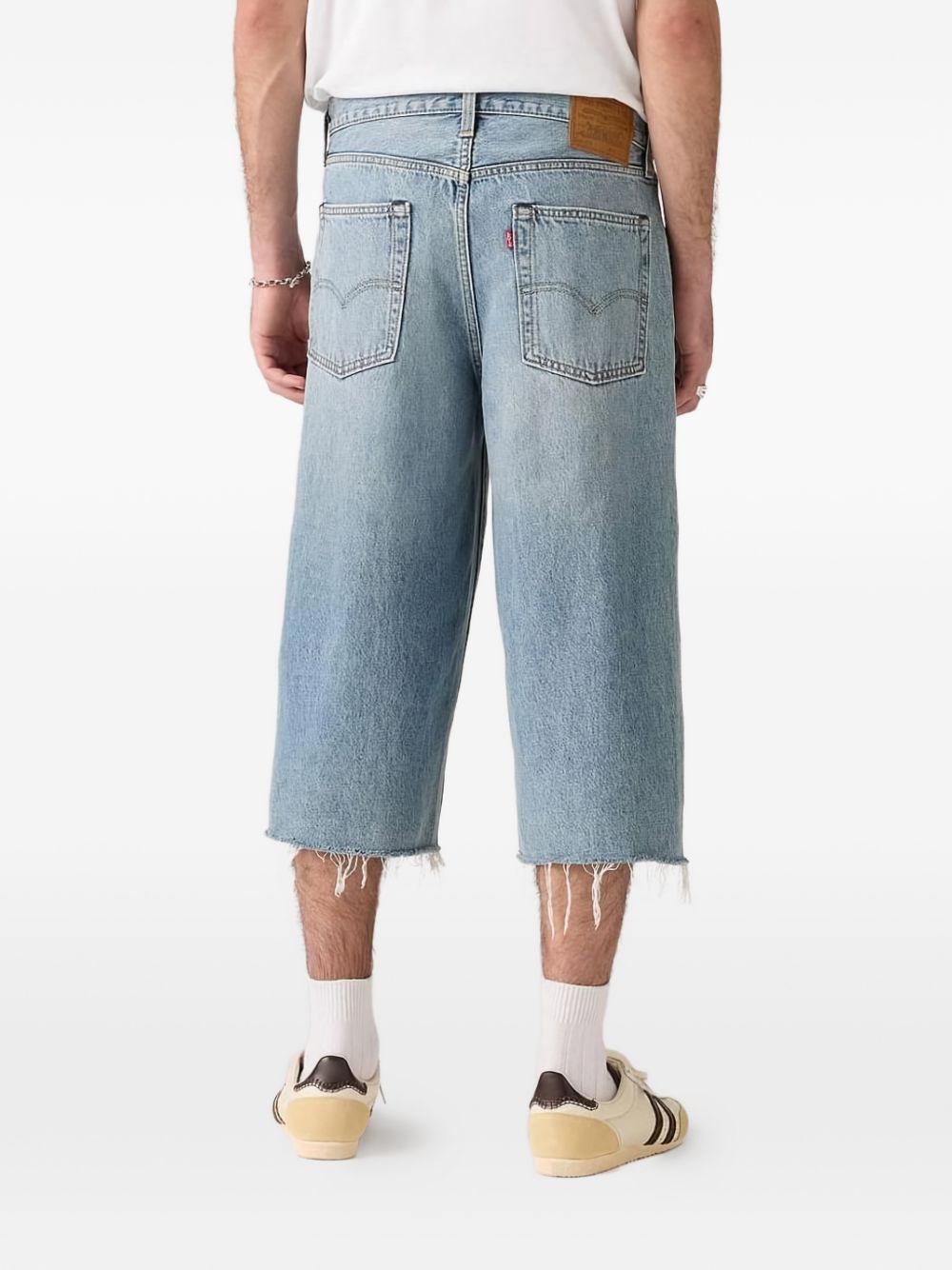 Shorts 478™ Baggy Capri con frange in blu Levi's - uomo 
