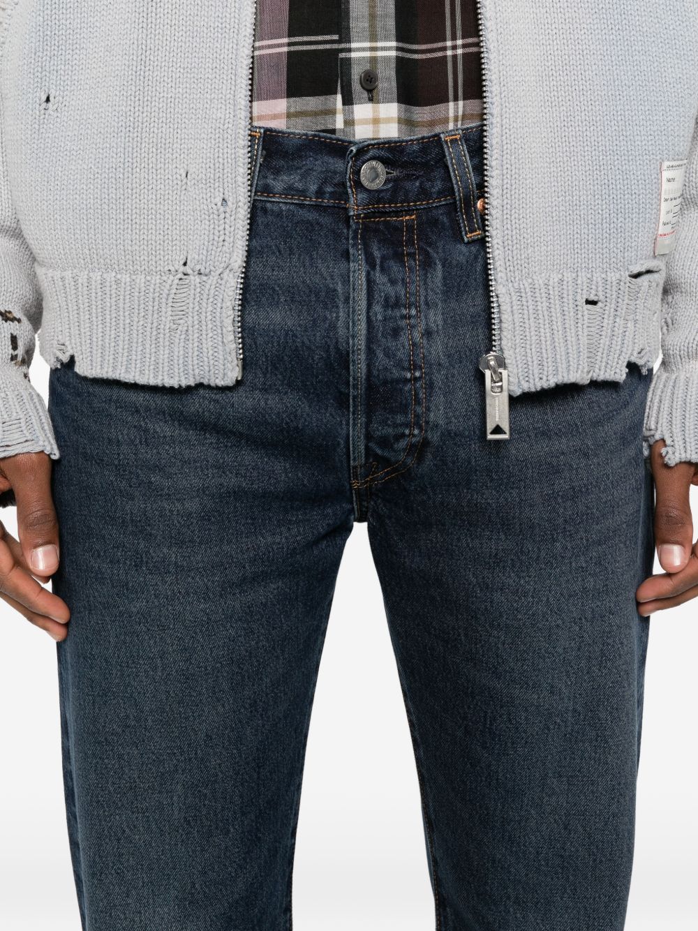 Jeans 501 con bottoni in blu Levi's - uomo 
