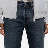 Jeans 501 con bottoni in blu Levi's - uomo 