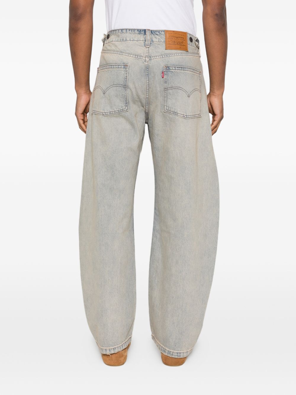 Jeans con toppa con logo in blu Levi's - uomo 