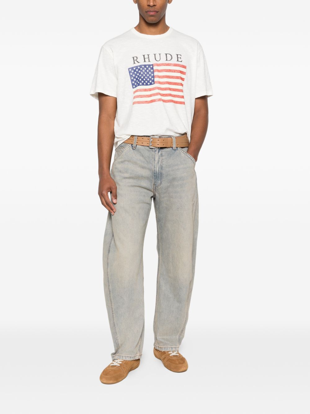 Jeans con toppa con logo in blu Levi's - uomo 