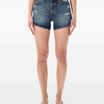 Pantaloncini sfrangiati 501® curve in blu Levi's - donna 