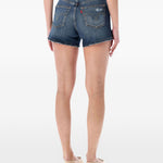 Pantaloncini sfrangiati 501® curve in blu Levi's - donna 