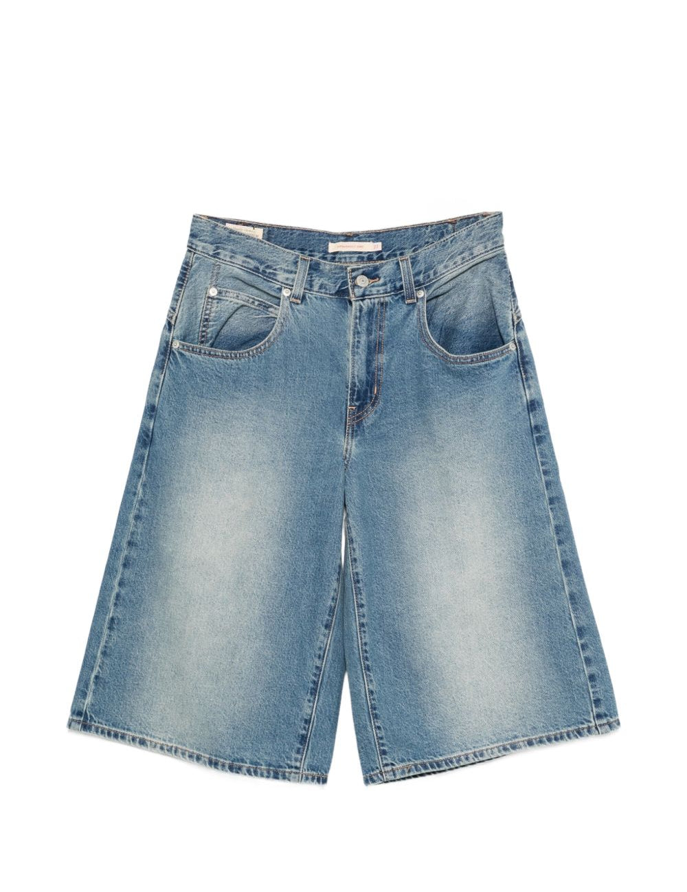 Shorts con cinque tasche in blu Levi's - donna 