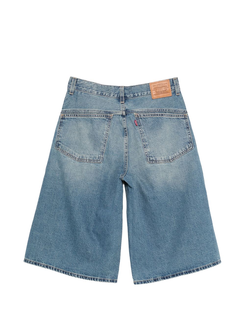 Shorts con cinque tasche in blu Levi's - donna 