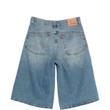 Shorts con cinque tasche in blu Levi's - donna 