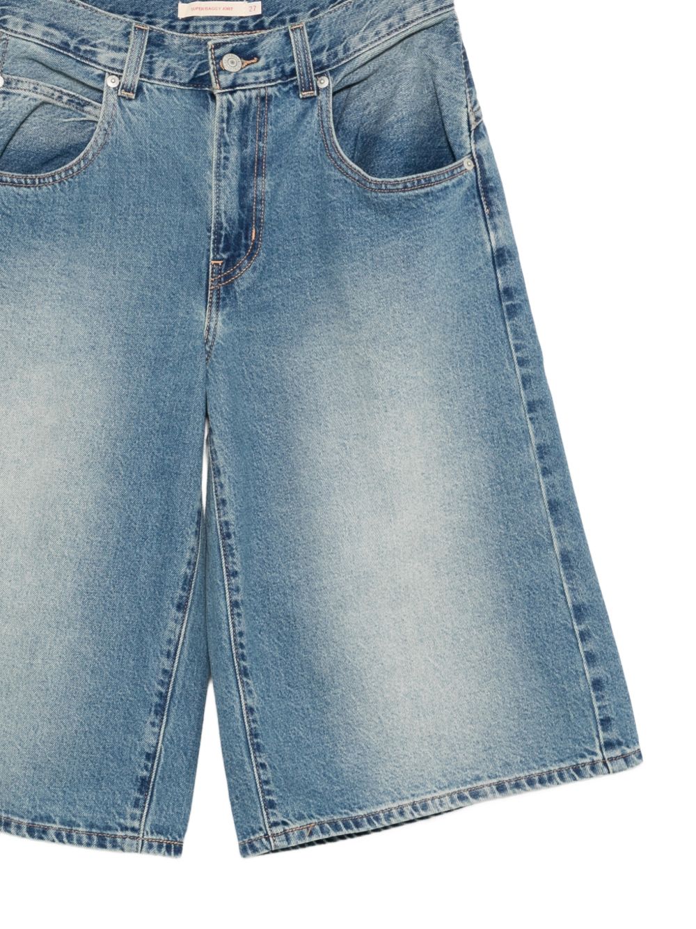 Shorts con cinque tasche in blu Levi's - donna 