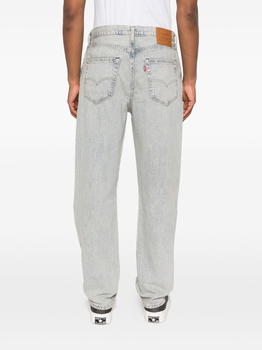 Jeans 568™ con cinque tasche in beige e blu Levi's - uomo 