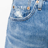 Shorts denim con effetto vissuto in blu Levi's - donna 
