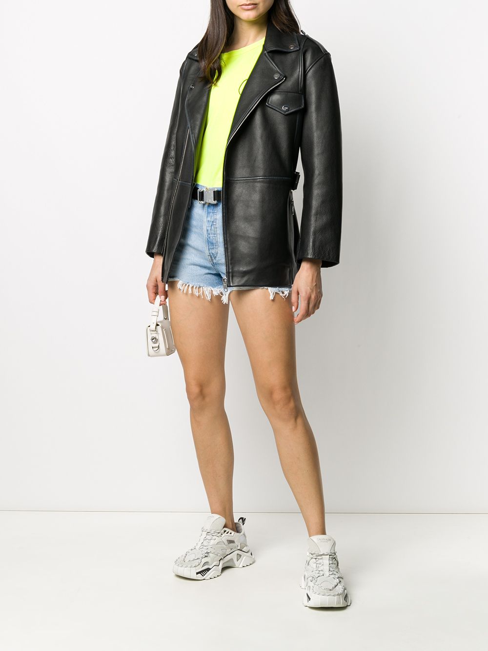 Shorts denim con effetto vissuto in blu Levi's - donna 