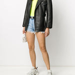 Shorts denim con effetto vissuto in blu Levi's - donna 