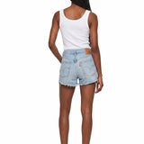 Shorts in denim 501 in celeste Levi's - donna 