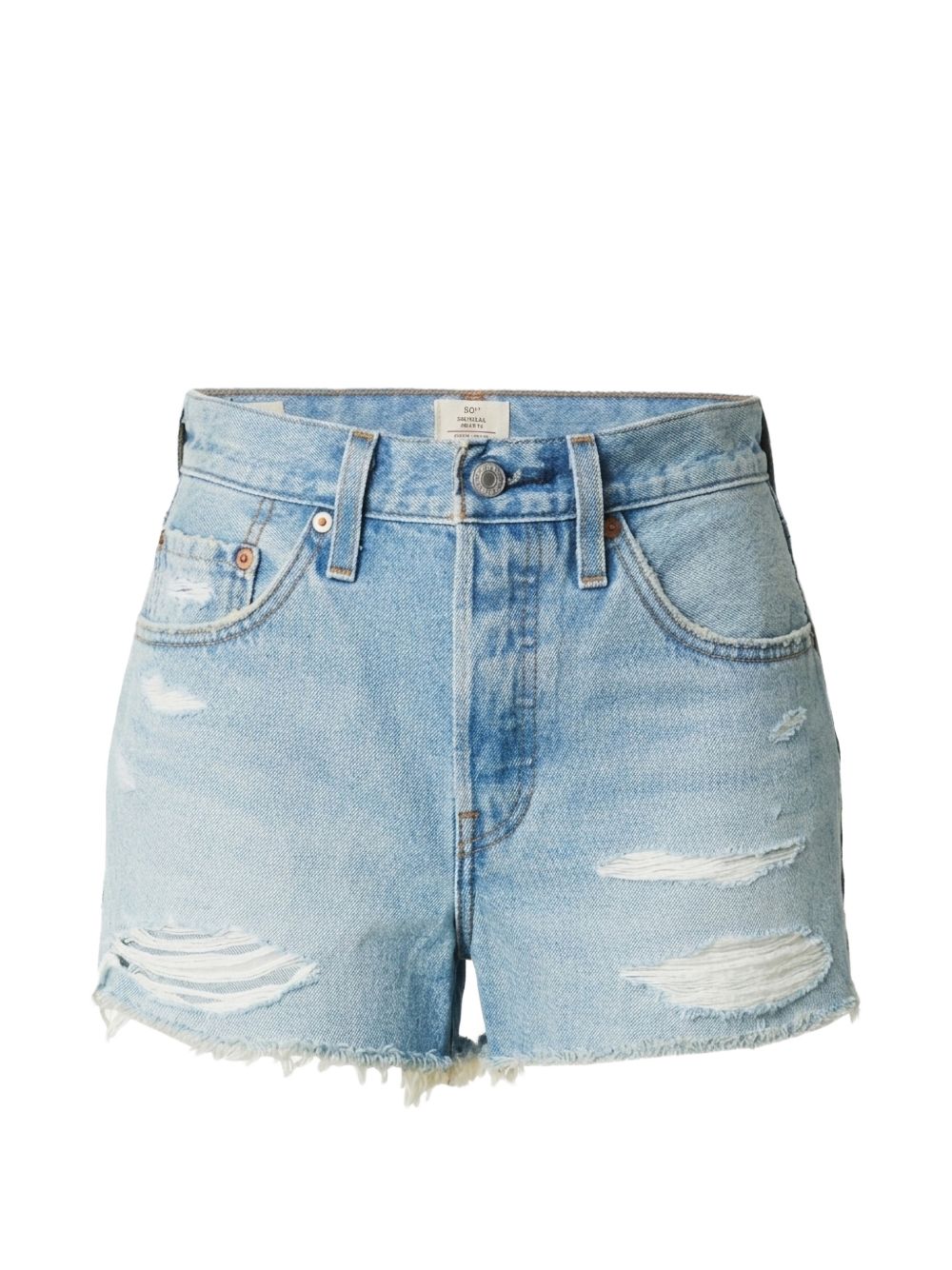 Shorts in denim 501 in celeste Levi's - donna 