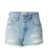 Shorts in denim 501 in celeste Levi's - donna 