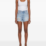 Shorts in denim 501 in celeste Levi's - donna 