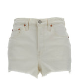 Shorts con frange 501 in bianco Levi's - donna 