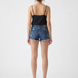Shorts in denim in blu 