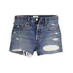 Shorts in denim in blu 