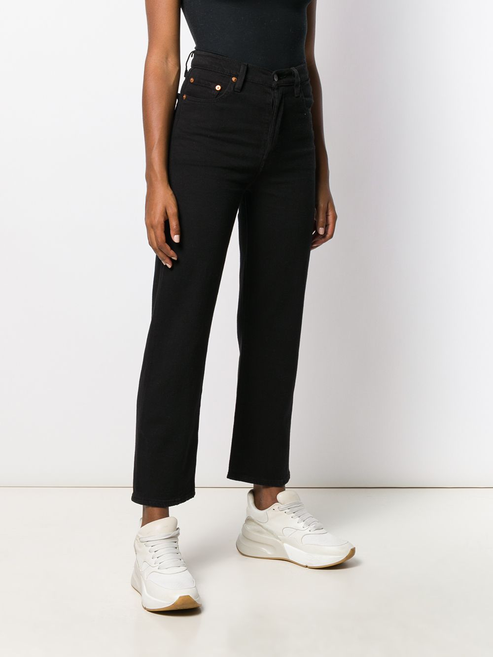 Jeans dritti in nero Levi's - donna 