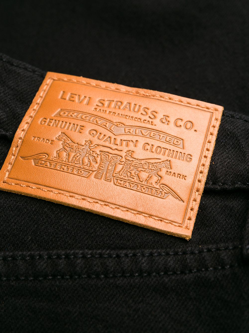 Jeans dritti in nero Levi's - donna 