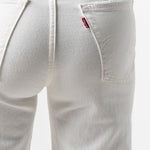 Jeans dritti a vita alta in bianco Levi's - donna 