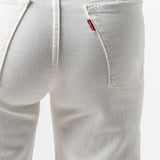 Jeans dritti a vita alta in bianco Levi's - donna 