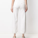 Jeans dritti a vita alta in bianco Levi's - donna 