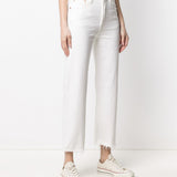 Jeans dritti a vita alta in bianco Levi's - donna 