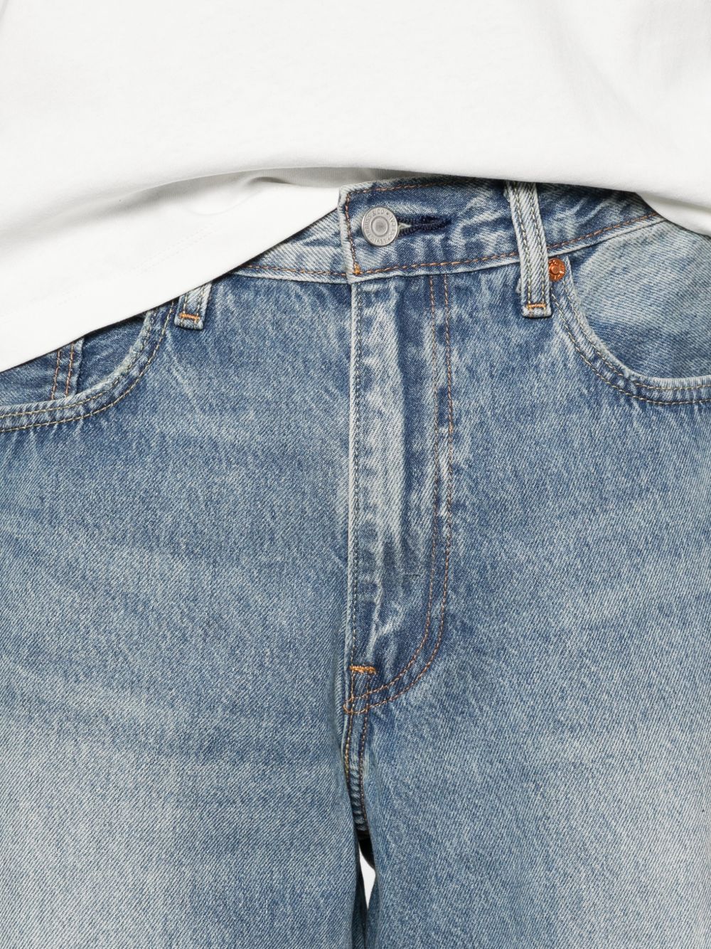 Jeans 578 Baggy con effetto vissuto in blu Levi's - uomo 