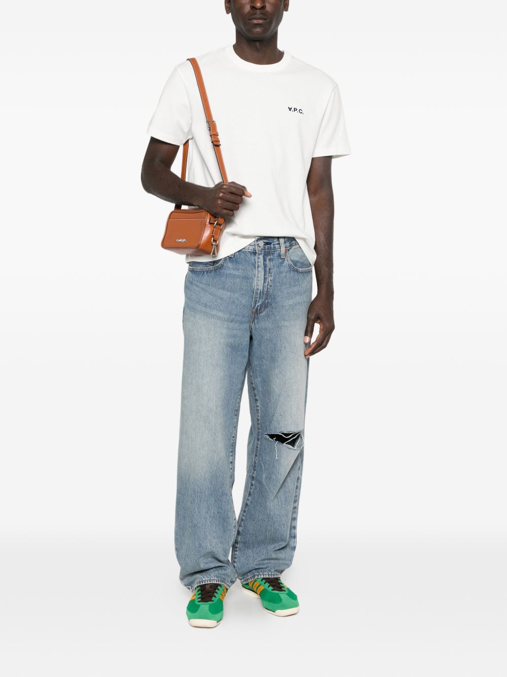 Jeans 578 Baggy con effetto vissuto in blu Levi's - uomo 