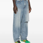 Jeans 578 Baggy con effetto vissuto in blu Levi's - uomo 