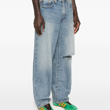 Jeans 578 Baggy con effetto vissuto in blu Levi's - uomo 