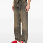 578 jeans larghi scoloriti in beige e grigio Levi's - uomo 