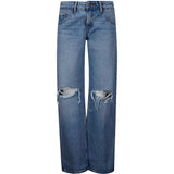 Jeans a cinque tasche con effetto vissuto in blu Levi's - donna 