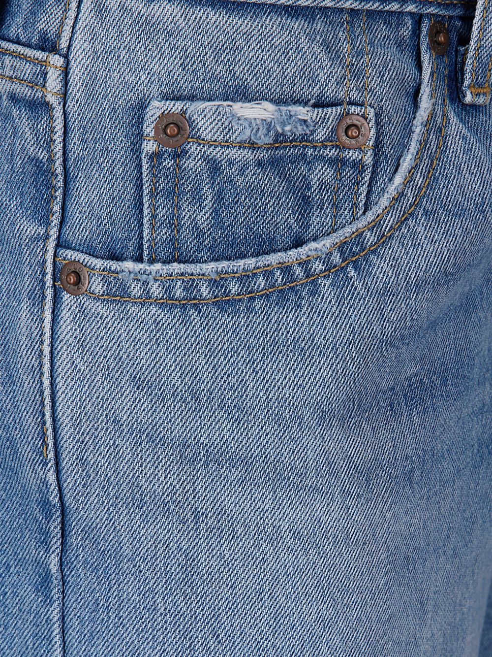 Jeans a cinque tasche con effetto vissuto in blu Levi's - donna 