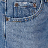 Jeans a cinque tasche con effetto vissuto in blu Levi's - donna 
