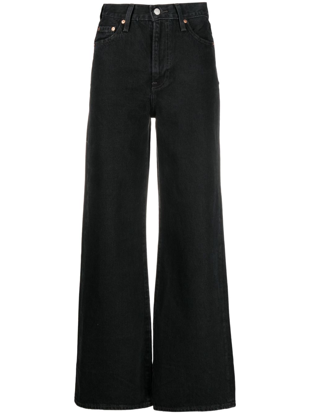 Jeans a gamba ampia in nero Levi's - donna 
