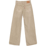 Jeans a gamba larga con costine torace in marrone  Levi's - donna 