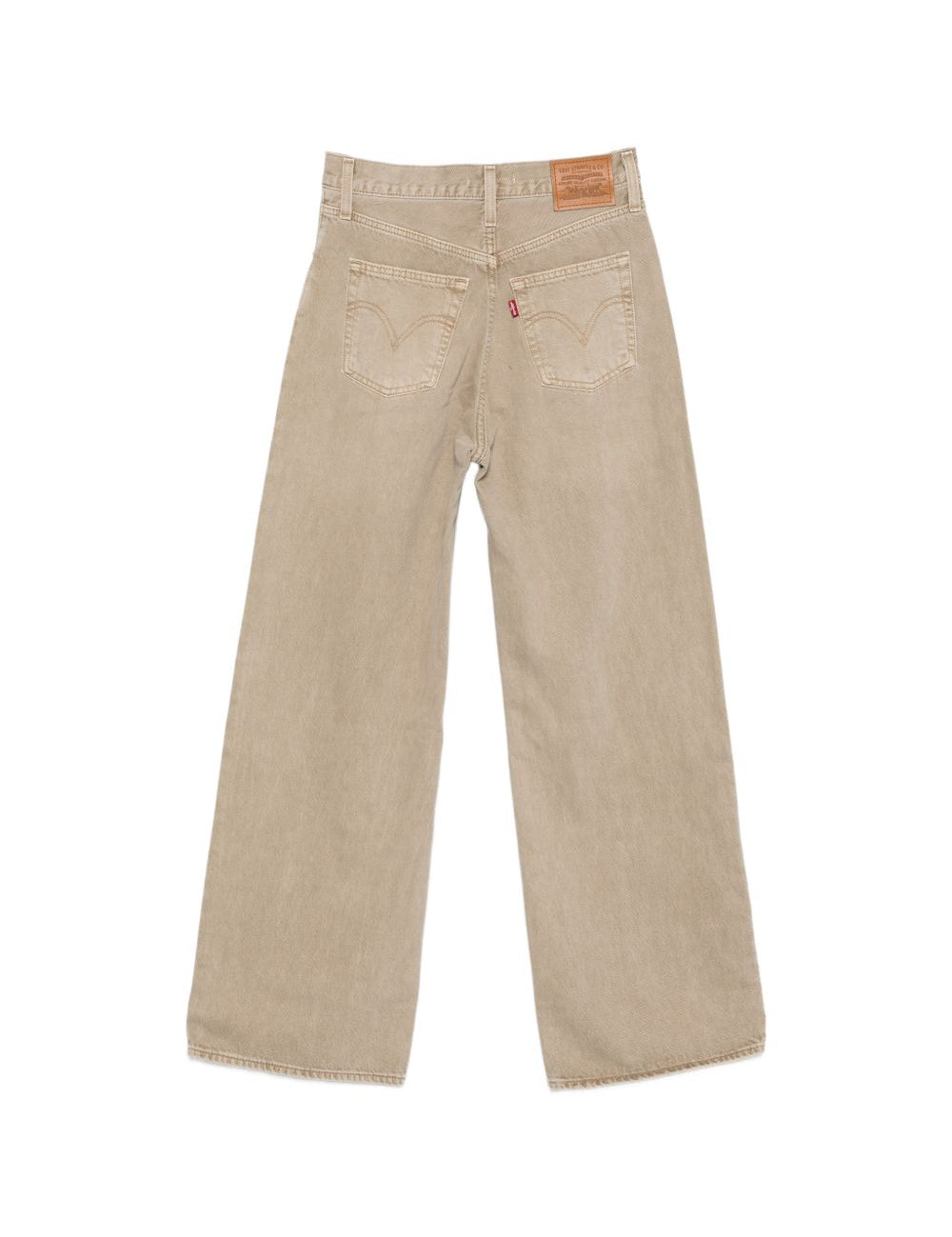 Jeans a gamba larga con costine torace in marrone  Levi's - donna 