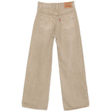 Jeans a gamba larga con costine torace in marrone  Levi's - donna 