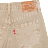 Jeans a gamba larga con costine torace in marrone  Levi's - donna 