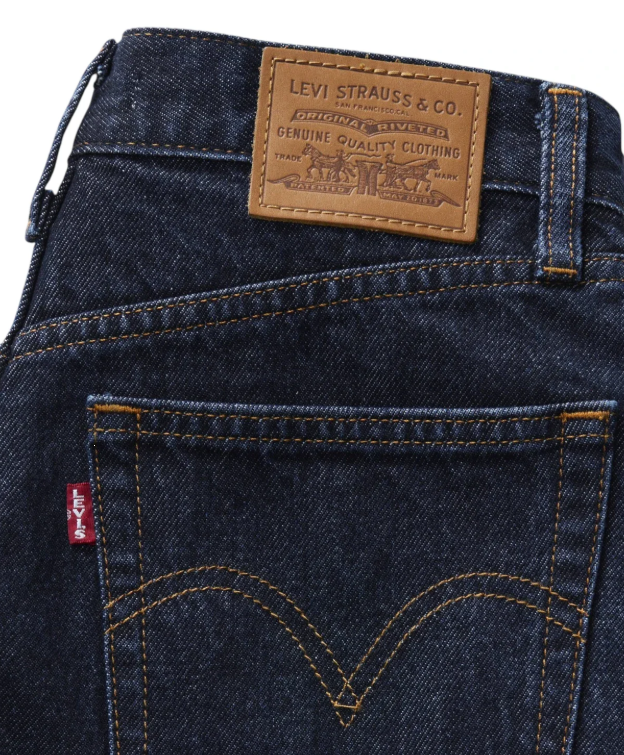Shorts in denim baggy blu 