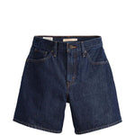 Shorts in denim baggy blu 