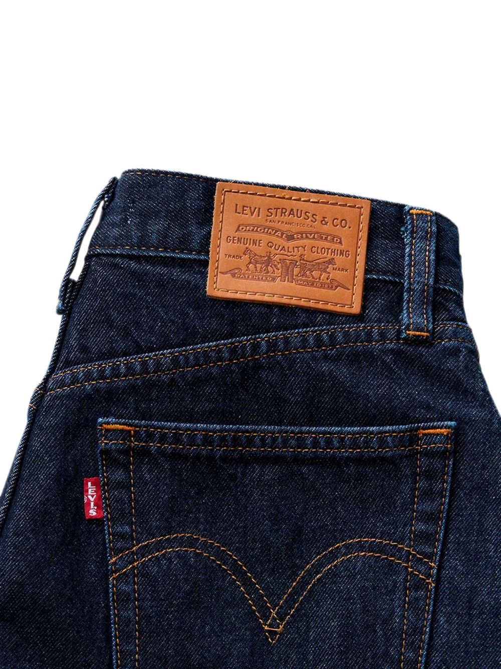 Shorts in denim baggy blu 
