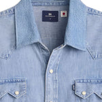 Giacca Sawtooth in blu Levi's blue tab - uomo 