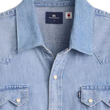 Giacca Sawtooth in blu Levi's blue tab - uomo 