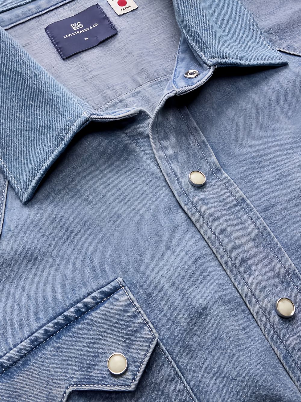 Giacca Sawtooth in blu Levi's blue tab - uomo 
