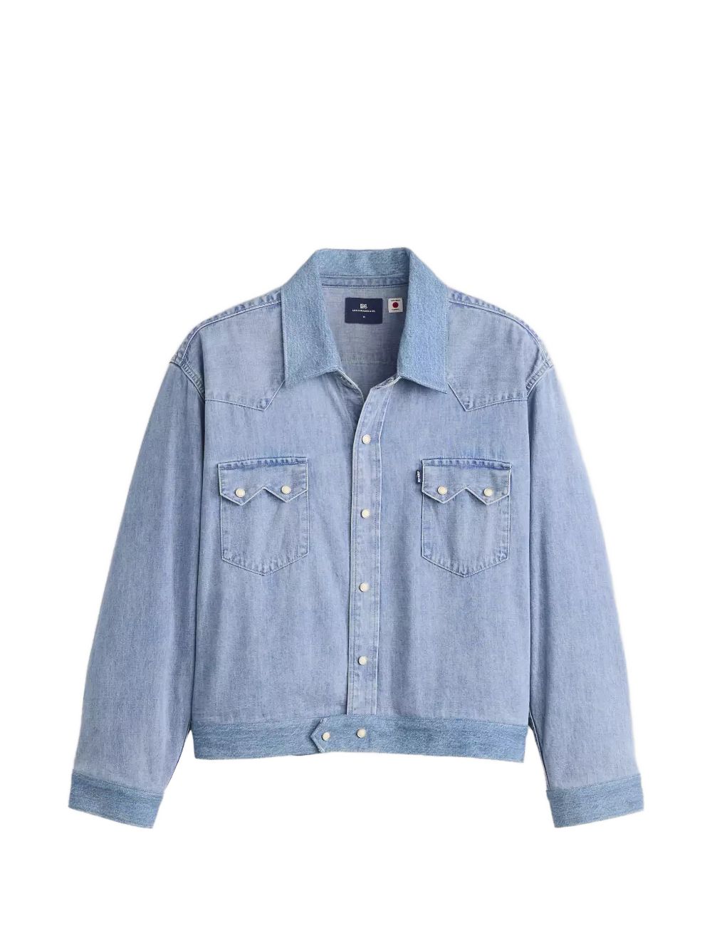 Giacca Sawtooth in blu Levi's blue tab - uomo 