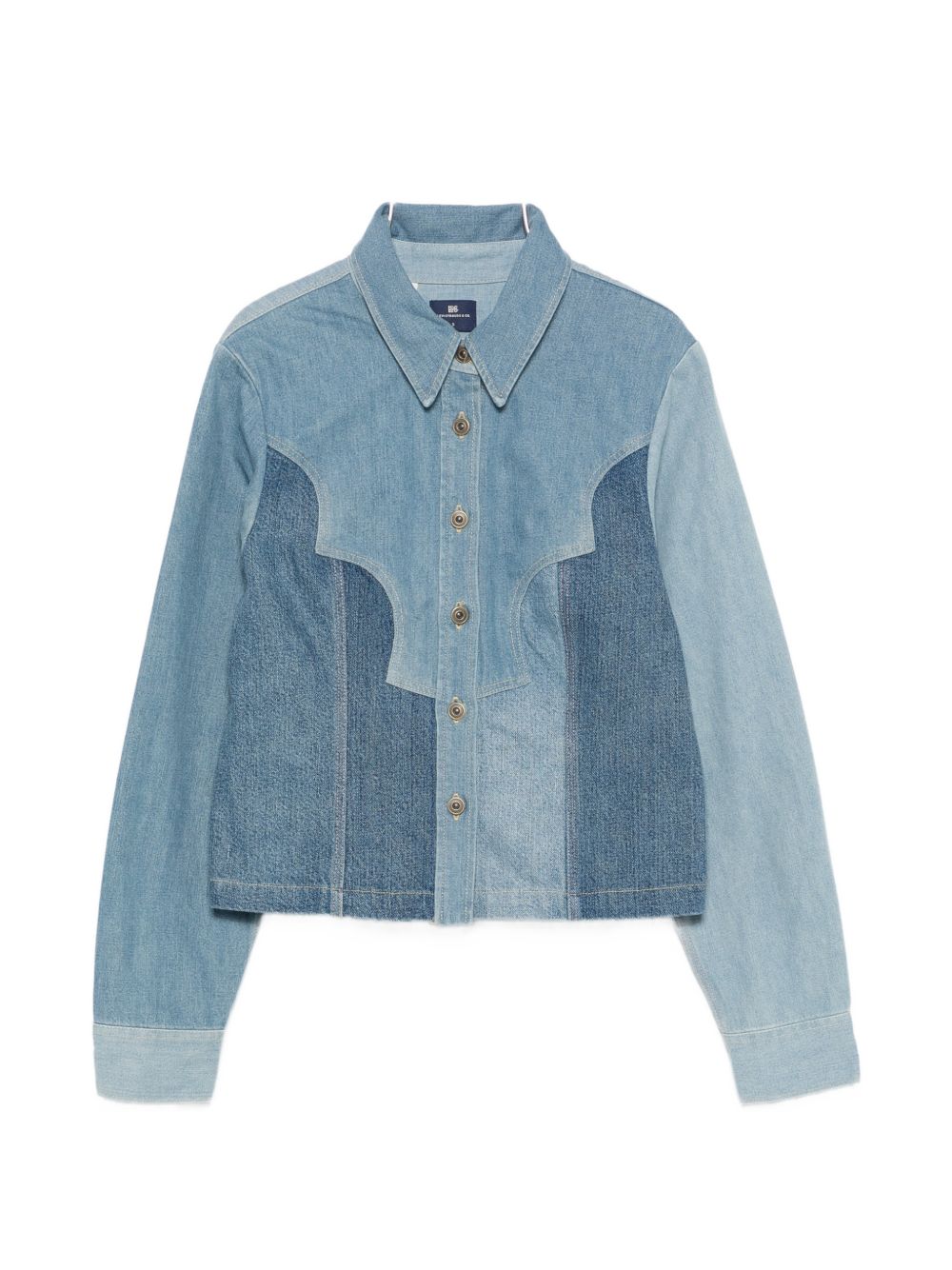 Giacca patchwork con bottoni in blu Levi's blue tab - donna 